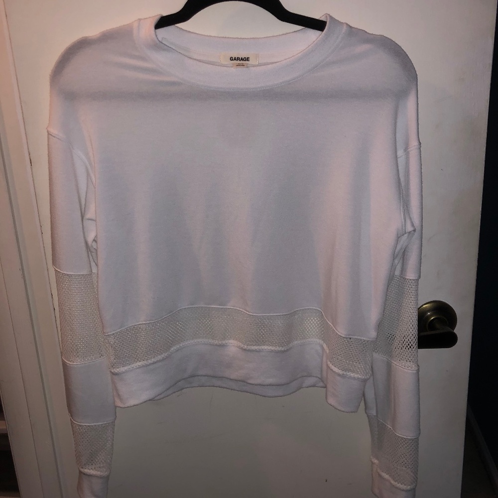 White Garage Long-Sleeve
